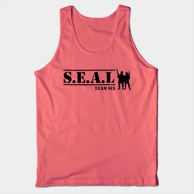 SEAL Team Six Military T-Shirt Tank Top by SheepDog